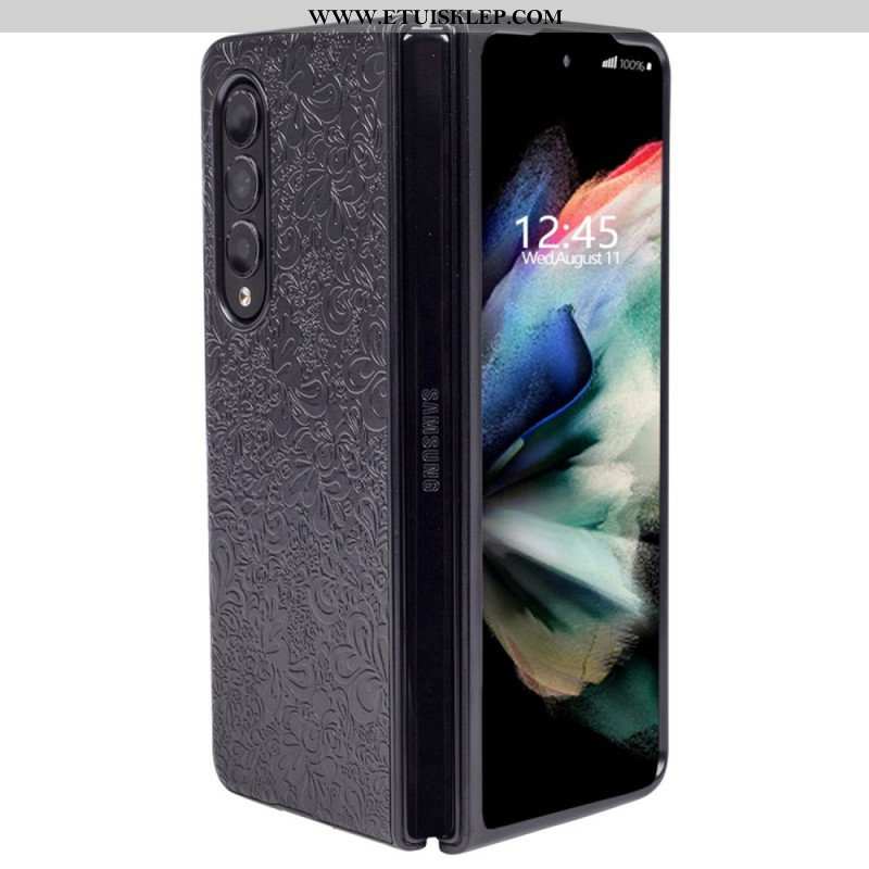 Etui do Samsung Galaxy Z Fold 4 Reliefowa Arabeska